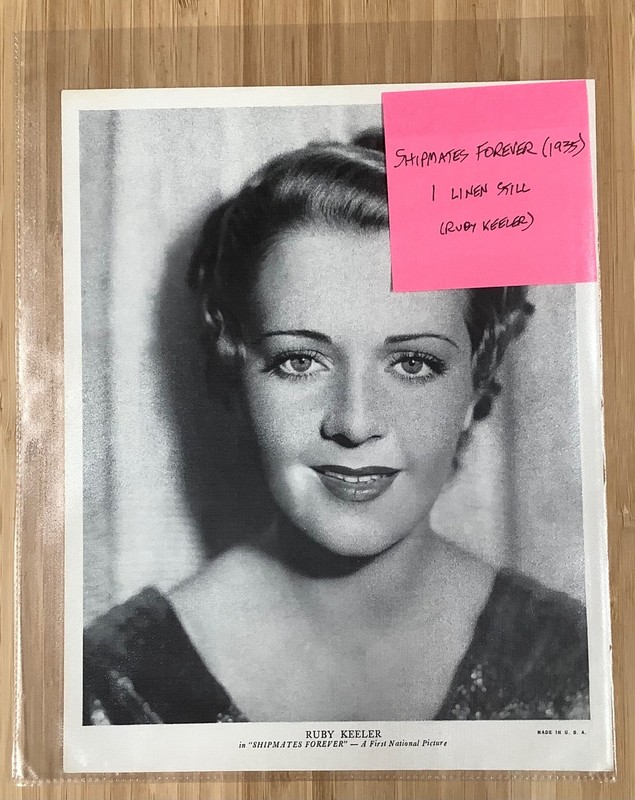 1 Shipmates Forever (1935) original linen paper publicity still Ruby Keeler