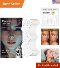 Glitter Freckles Face Tattoos - 30PCS Instant Sparkle Patches for Every Occasion