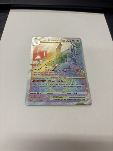 Hisuian Zoroark VSTAR 203/196 Lost Origin Secret Rare NrMt