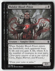 Malakir Blood-Priest - Zendikar Rising (ZNR) #110 Common