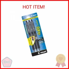 PILOT FriXion Clicker Erasable Pens, Refillable & Retractable Gel Ink Pens, Fine