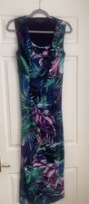 Vintage Vyella Women's Dress Size 12 Multicolor Sleeveless Maxi