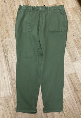 Judy Blue Pants Women 22W Plus Size Green Jessie High Waist Denim Jogger JB88532