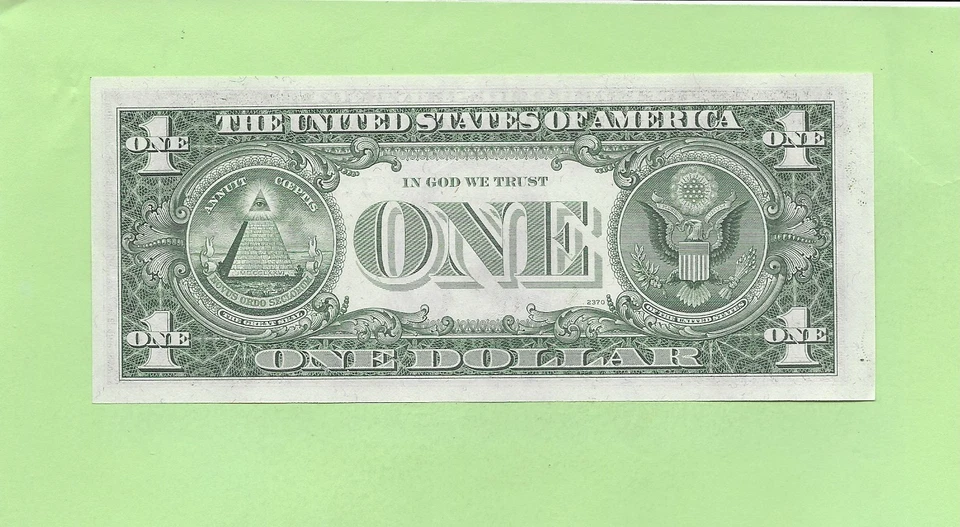 1977 ..UNCIRC $1  I 2344 4265 A  .... 1977  $1  I-A    NICE NOTE        FRN - Image 2 of 2