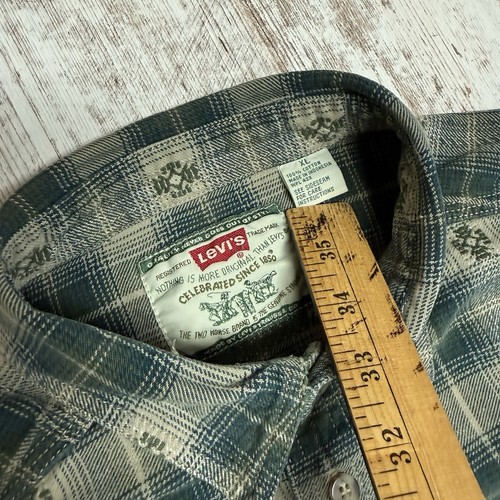 Levi Jeans Wear Button Up Shirt, Mens Size XL, Cowboy Southwestern Western - Picture 7 of 15