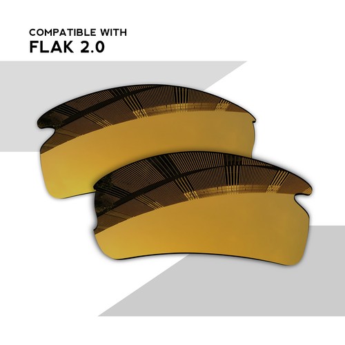 Wholesale POLARIZED Replacement Lenses for-Oakley Flak 2.0 OO9295 Sunglasses - Afbeelding 6 van 18