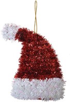Clayre & Eef 65478 Dekoration WeihnachtsmüTze Rot Weiß 9X5X13 Cm
