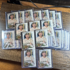 (32)  2022 Topps Chrome Allen & Ginter Cal Raleigh Rookie Mariners Card Lot (32)
