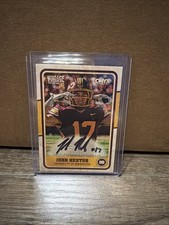2025 Onyx Vintage Football John Nestor On Card Autograph !!!