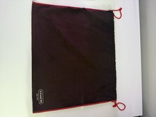 Coach Drawstring Dust Bag Brown Red 16  x 13  