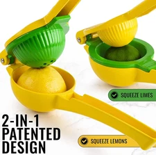 1pcs Manual Metal Citrus Juicer Heavy-Duty Hand Press Lemon Lime Squeezer - NEW