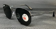 RAY BAN RB3548N 002 58 Black Hexagonal 51 mm Unisex Polarized Sunglasses