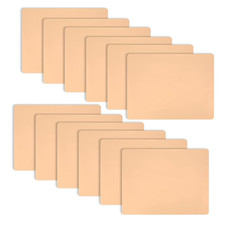 Tattoo Practice Skin Silicone Double Sides 12 Pack 5.7x7.6 Inches for Beginners