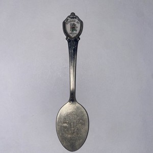 Vintage Souvenir Spoon Marlboro Vermont Hogback Mountain W/Ski Area Emblem 4.25”