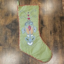 Scandinavian Folk Art Christmas Beaded & Embr...
