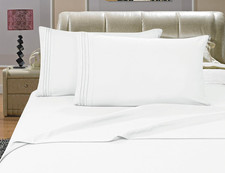 Luxury 4-Piece Bed Sheet Set 1500 Premier Hotel Quality Wrinkle,Fade and Stain R