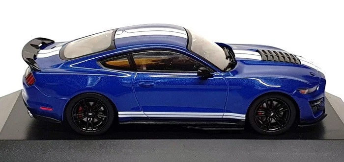 Altaya escala 1/43 16725H - Ford Mustang Shelby GT500 2020 - azul/blanco Foto 3 de 4
