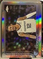 2025-26 Topps Chrome Basketball #158 Ja Morant Refractor Memphis Grizzlies 🔥📈