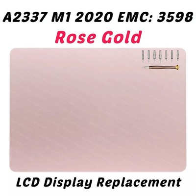 Rose Gold LCD Assembly for MacBook Air M1 2020 13'' A2337 MGN63 MGN93 MGND3 MGN73
