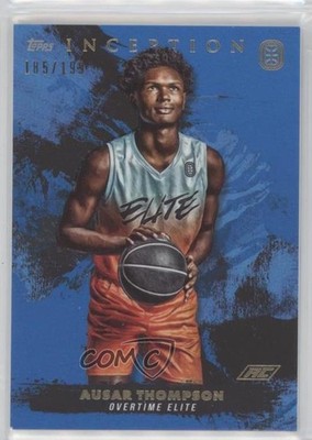 2021-22 Topps Inception OTE Overtime Elite Blue 185/199 Ausar Thompson #48 0w3