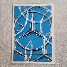 Vintage 1970 Mercedes-Benz Production Program/Fold out Poster - Daimler-Benz AG