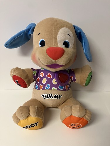 2007 Fisher Price Laugh n Learn Interactive Puppy Dog Plush So Cute! SEE VIDEO