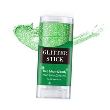 Green Face Glitter Stick,Sparkling Neon Accessories green face glitter stick
