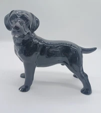 COOPERCRAFT / BLACK LABRADOR, Japan Vintage 11 Cms Tall