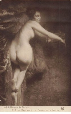 Nudes - Paintings - Salons de Paris - E.A. de Mandre - La Femme et le Pantin