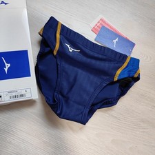 S size men's competitive swimsuit Mizuno competition pants Stream Ace navy x