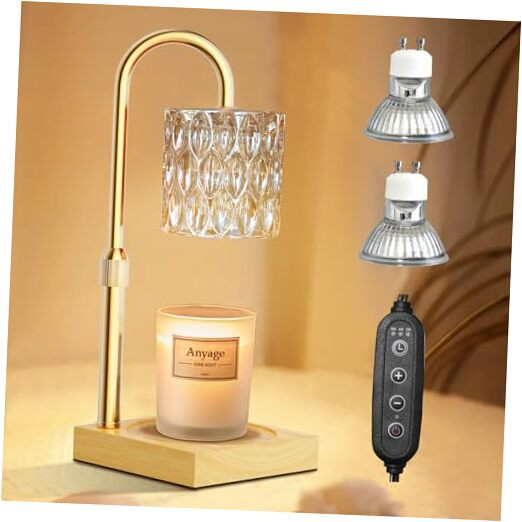 Candle Warmer Lamp with Timer Dimmer for Home Decor Housewarming Gift  -image