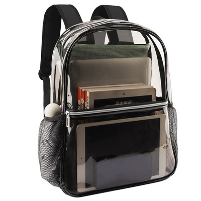 Clear Backpack Heavy Duty TPU Transparent Backpack for Sports,Work,Security T...