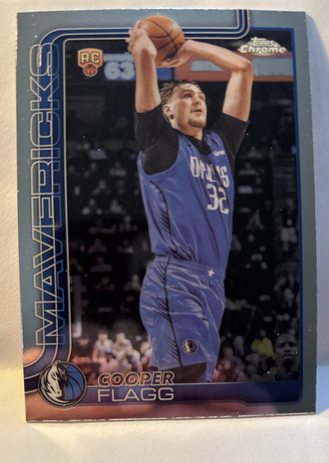 2025-26 Topps Chrome Basketball COOPER FLAGG #251 RC MAVERICKS Rookie