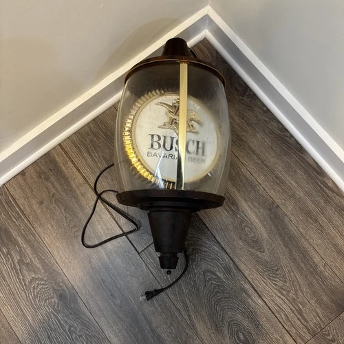 vintage Anheuser-Busch Busch Bavarian Beer advertising lamp (NOT WORKING)