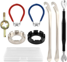 8 Pieces Bike Spoke Wrench Tool Kit Bicycle Rim Truing Repair Tools Set 8 Pieces Bike Spoke Wrench Tool Kit Bicycle Rim Truing Repair Tools Set