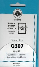 45 DAVO/UniSafe G307 Center Split BLACK Mounts 40x25 FREE SHIPPING w/$60 Order