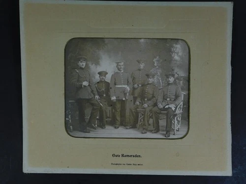 WW1 German military photo 11 x 13 inches with matting