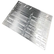 Detail Photo-Etch Painting Stencil Tool For Nu Gundam MG 1/100 1/144  Funnel