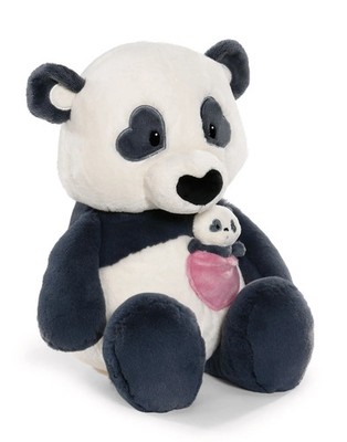 Nici 62612 Kuscheltier Love Panda 40cm mit Herztasche und Love 62612 Nici GmbH