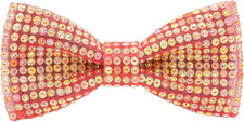 Rhinestone Bow Ties for Men Pre-tied Sequin Diamond Mens Women Tuxedo Bowtie wit