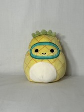 Maui the Pineapple In Swim Goggles Squishmallows 6" Soft Plush Toy