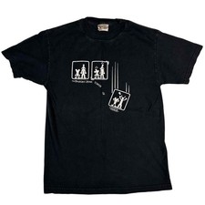 Vintage Twilight Zone Tower of Terror Disney T Shirt Black Size M