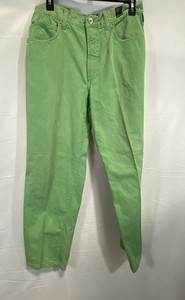 Vintage Y2K Versace Jeans Couture Men's Green Jeans Pants Size 32x30