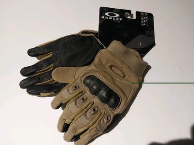 Oakley Factory Pilot Gloves Coyote Khaki Size Sm. New | eBay