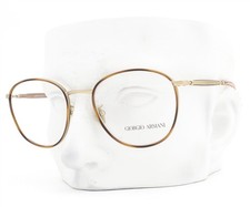 Giorgio Armani Eyeglasses Glasses AR5161J 3002 Pale Gold on Tortoise w/case Read
