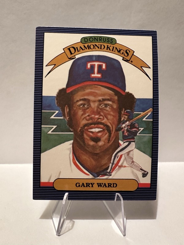 1986 Donruss - Diamond Kings Gary Ward #20