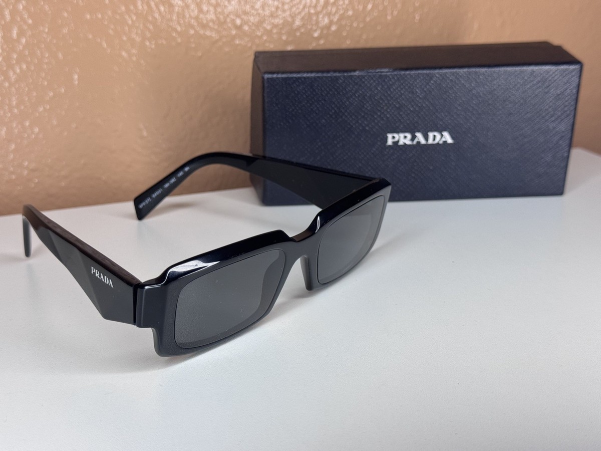 らさら Authentic PRADA SPR 27Z 54021 16k-08Z 145 3N Black 8056597875349| eBay