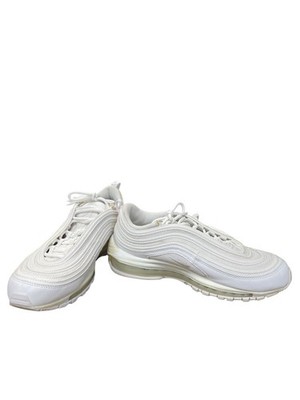 Nike Air Max 97 Triple White Womans Low Top Sneakers Sz 10 SKU 9484