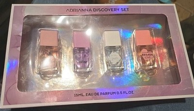 NIB ADRIANNA DISCOVERY Perfume for Women GIFT SET 15 ML Eau De Parfum Set Of 4