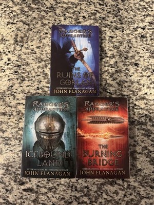 Rangers Apprentice Series Books 1 - 3 Paperback Puffin by John Flanagan